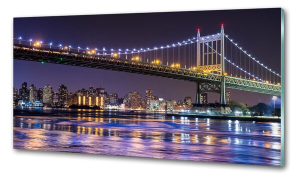 Hátfal panel konyhai Bridge new york city