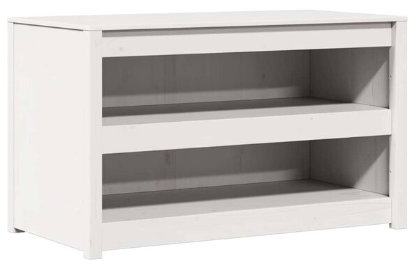 VidaXL Konyhaszekrény polcokkal Fehér 106 x 55 x 64 cm Tömör fenyőfa
