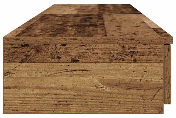 VidaXL Ágyfiókok fiókkal Öreg fa 150 x 36,5 x 16,5 cm Faanyag