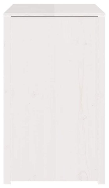 VidaXL Konyhaszekrény Meleg fehér 106 x 55 x 92 cm Tömör fenyőfa