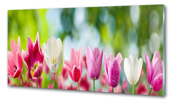 Konyhai hátfalpanel Tulipán
