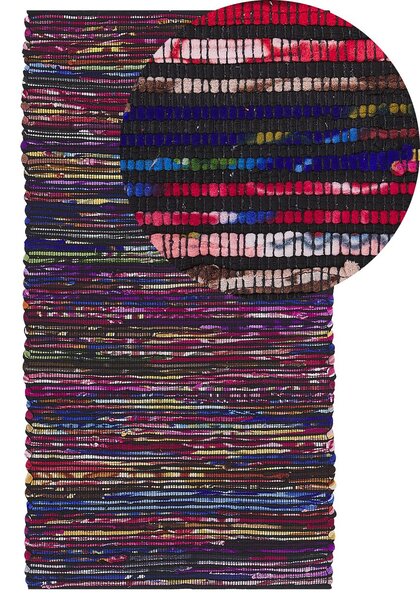 Szőnyeg BARTIN Fekete 80 x 150 cm