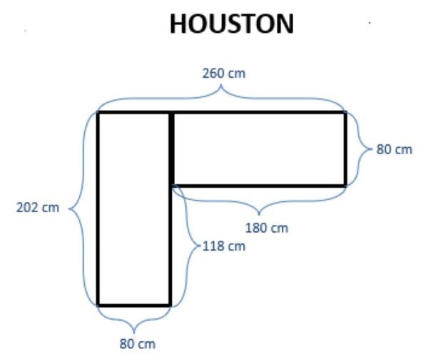ROJAPLAST HOUSTON exkluzív polyrattan kerti bútor garnitúra