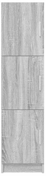 VidaXL Magasfiú Szürke Sonoma 31.5 x 32 x 122.5 cm