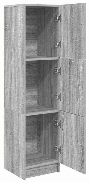 VidaXL Magasfiú Szürke Sonoma 31.5 x 32 x 122.5 cm