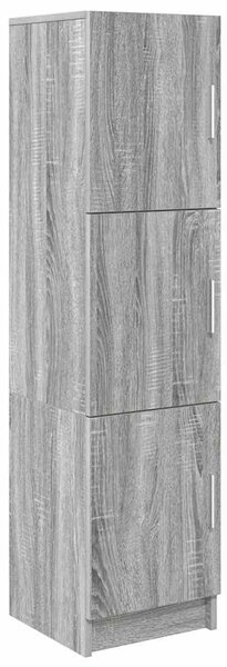 VidaXL Magasfiú Szürke Sonoma 31.5 x 32 x 122.5 cm