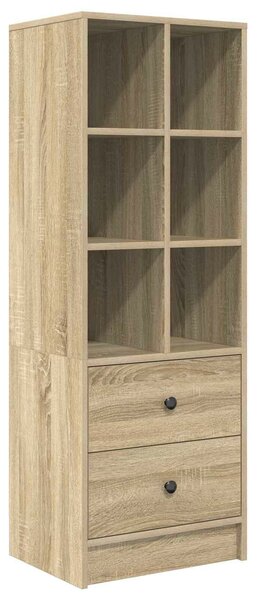 VidaXL Magasfiú fiókkal Sonoma tölgy 45,5 x 34 x 127 cm