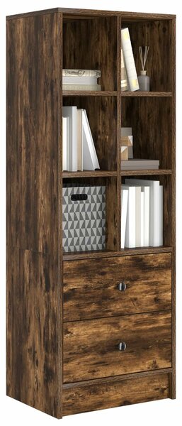 VidaXL Magasfiú fiókkal Füstölt tölgy 45,5 x 34 x 127 cm