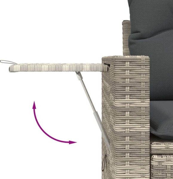 VidaXL Polyrattan Kerti Ülőgarnitúra - 9 részes