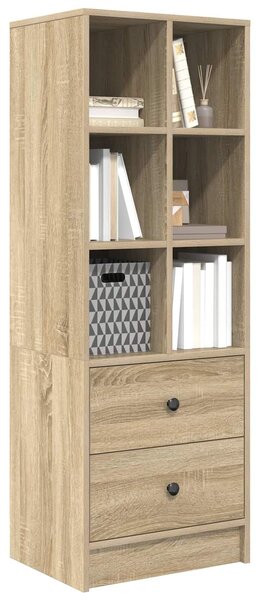 VidaXL Magasfiú fiókkal Sonoma tölgy 45,5 x 34 x 127 cm