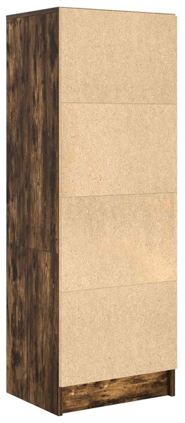 VidaXL Magasfiú fiókkal Füstölt tölgy 45,5 x 34 x 127 cm