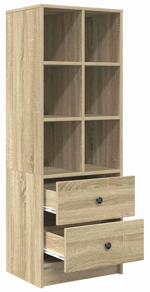 VidaXL Magasfiú fiókkal Sonoma tölgy 45,5 x 34 x 127 cm