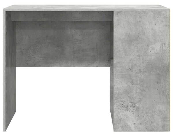 VidaXL Íróasztal polcokkal Beton szürke 102 x 50 x 75 cm Faanyag