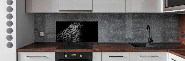 Konyhai fali panel Leopárd