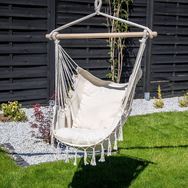 Patio függőszék 100x90 cm ekrü