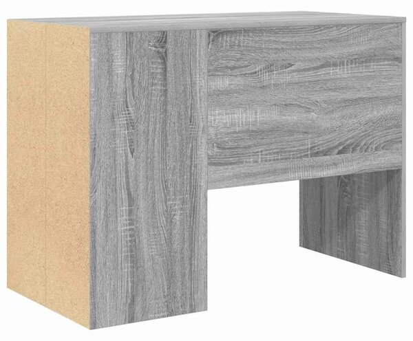 VidaXL Íróasztal polcokkal Szürke Sonoma 102 x 50 x 75 cm Faanyag