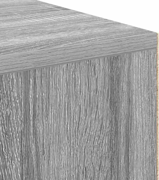 VidaXL Íróasztal polcokkal Szürke Sonoma 102 x 50 x 75 cm Faanyag