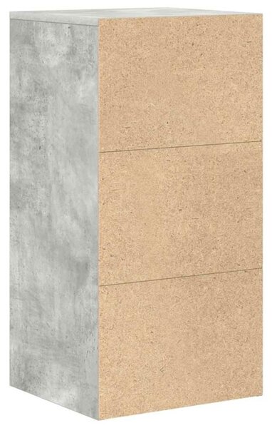 VidaXL Széf fiókkal Beton Szürke 38 x 34 x 75 cm