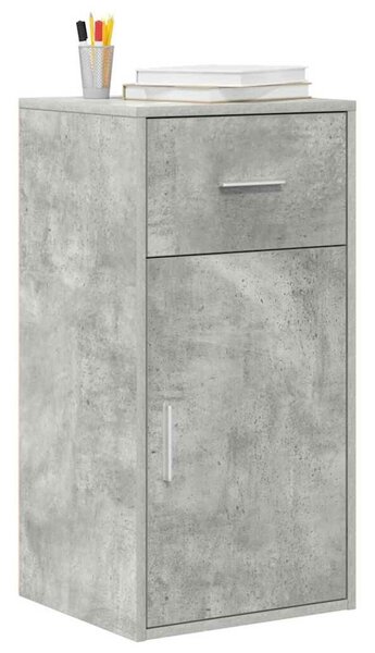 VidaXL Széf fiókkal Beton Szürke 38 x 34 x 75 cm