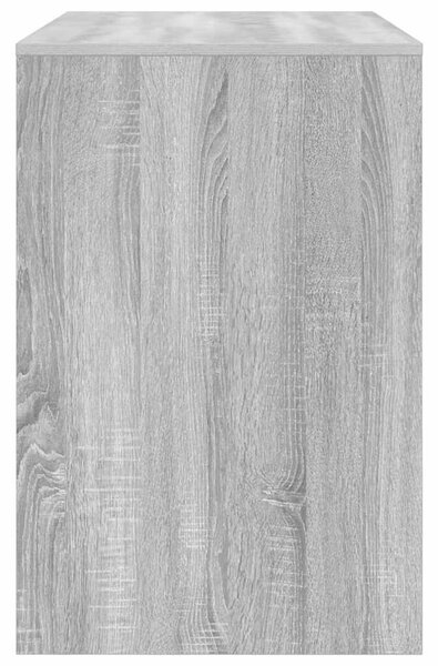VidaXL Íróasztal polcokkal Szürke Sonoma 102 x 50 x 75 cm Faanyag