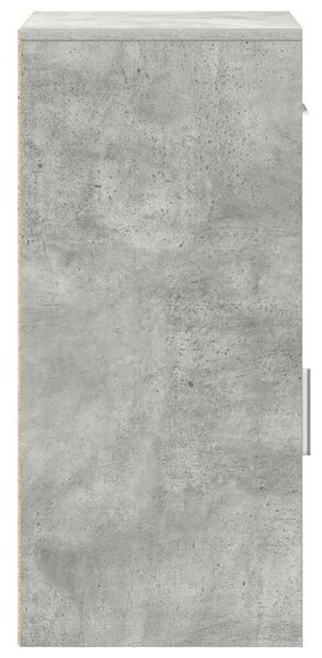 VidaXL Széf fiókkal Beton Szürke 38 x 34 x 75 cm