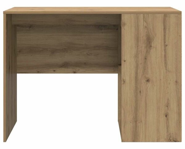 VidaXL Asztal polcokkal Artisan tölgy 102 x 50 x 75 cm Faanyag