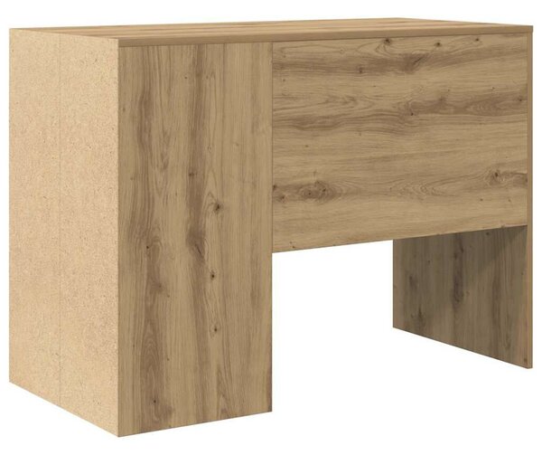 VidaXL Asztal polcokkal Artisan tölgy 102 x 50 x 75 cm Faanyag