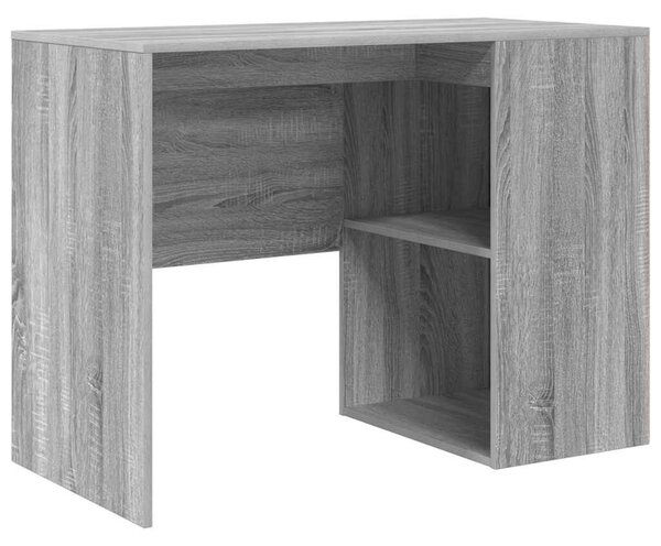 VidaXL Íróasztal polcokkal Szürke Sonoma 102 x 50 x 75 cm Faanyag