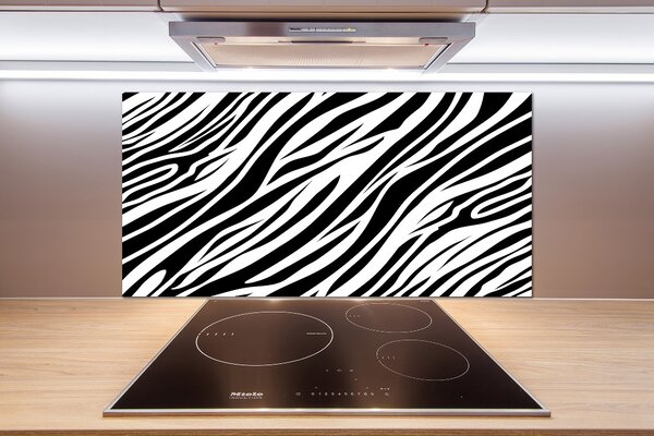 Konyhai falburkoló panel Zebra háttér