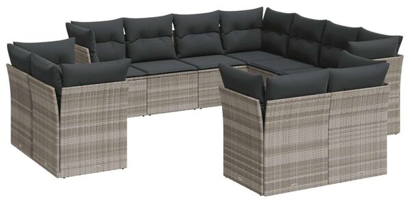 VidaXL Polyrattan Kerti Ülőgarnitúra - 11 részes