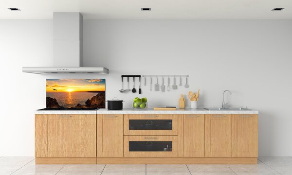 Konyhapanel Sunset tengeren