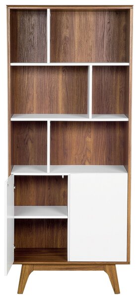 Polcrendszer COLUMBUS 182 cm Barna/fehér