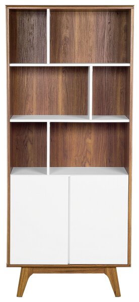 Polcrendszer COLUMBUS 182 cm Barna/fehér
