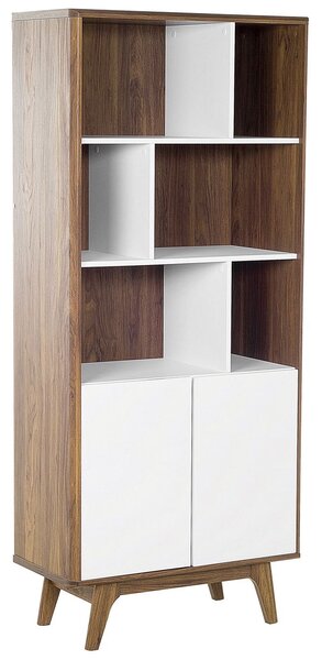 Polcrendszer COLUMBUS 182 cm Barna/fehér