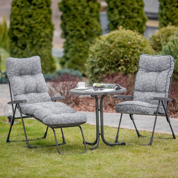 Patio Dine & Relax Pizarra kerek kerti asztal 60 cm