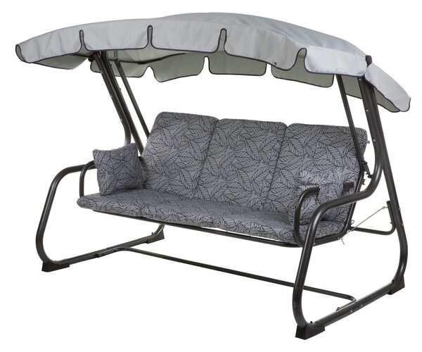 Patio Ravenna Premium hintaágy szürke levelek