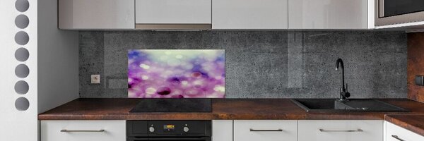 Konyhai falburkoló panel Lila körök