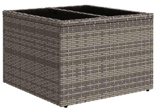 VidaXL Polyrattan Kerti Ülőgarnitúra - 7 részes - Szürke
