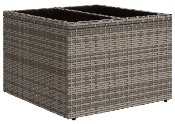VidaXL Polyrattan Kerti Ülőgarnitúra - 11 részes - Szürke