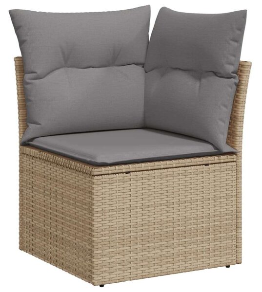 VidaXL Polyrattan Kerti Ülőgarnitúra - Bézs - 10 részes