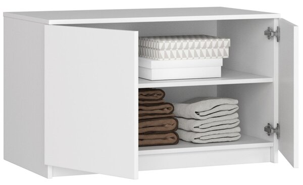 AKORD CLP Szekrény Rátét 90 cm Fehér Laminált