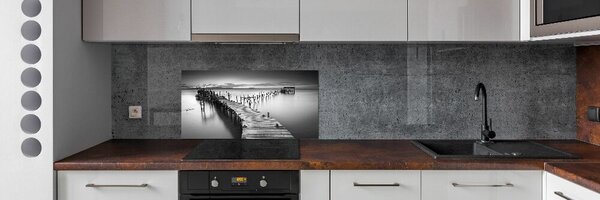 Konyhapanel Fából készült móló