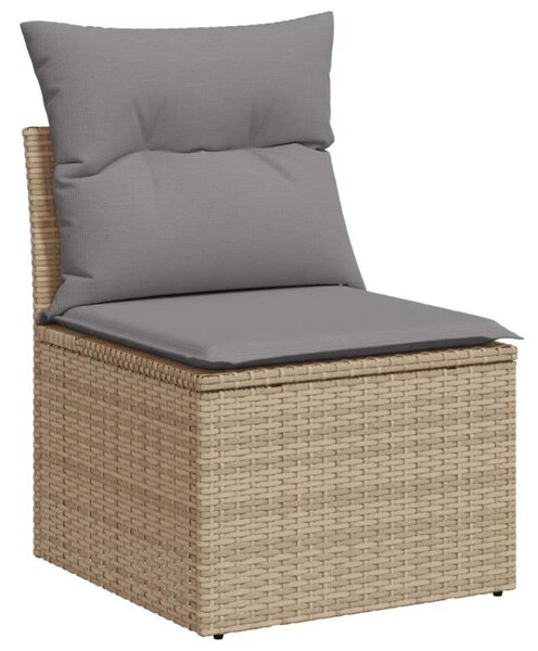VidaXL Polyrattan Kerti Ülőgarnitúra - 6 részes - Bézs