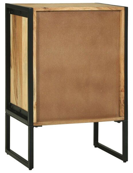 VidaXL Highboard 50x35x75 cm Tömör fa Akác