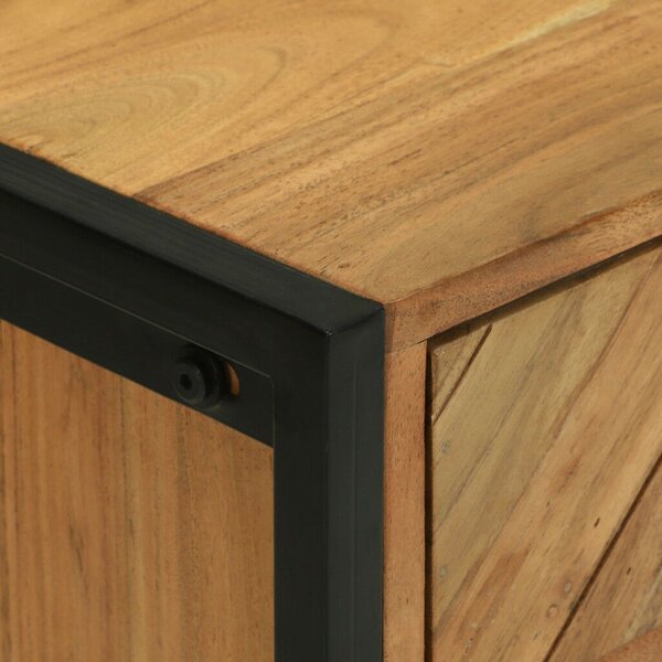 VidaXL Highboard 50x35x75 cm Tömör fa Akác