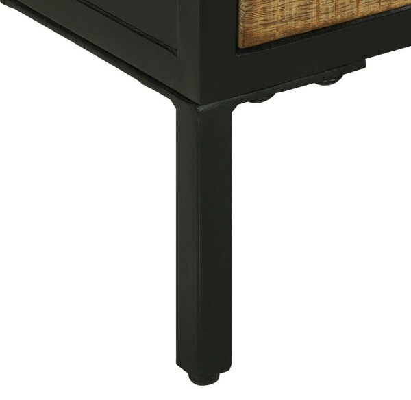 VidaXL oldalszekrény 70x35x70 cm tömb durva fa mangó