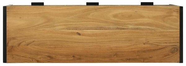 VidaXL TV szekrény fiókkal Barna 100 x 35 x 50 cm Tömör akácfa