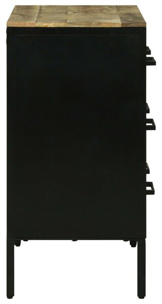 VidaXL oldalszekrény 70x35x70 cm tömb durva fa mangó