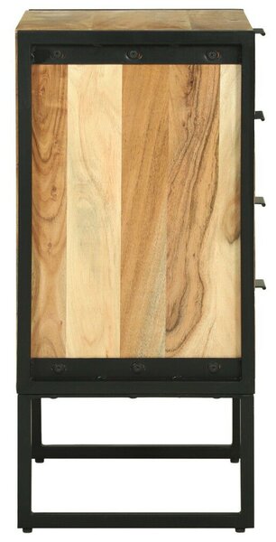 VidaXL Highboard 50x35x75 cm Tömör fa Akác