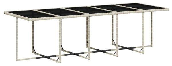 VidaXL Polyrattan Kerti Étkezőgarnitúra - 11 részes